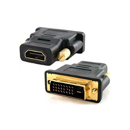 Adapter DVI-D Dual Link (M) - HDMI (F) crni