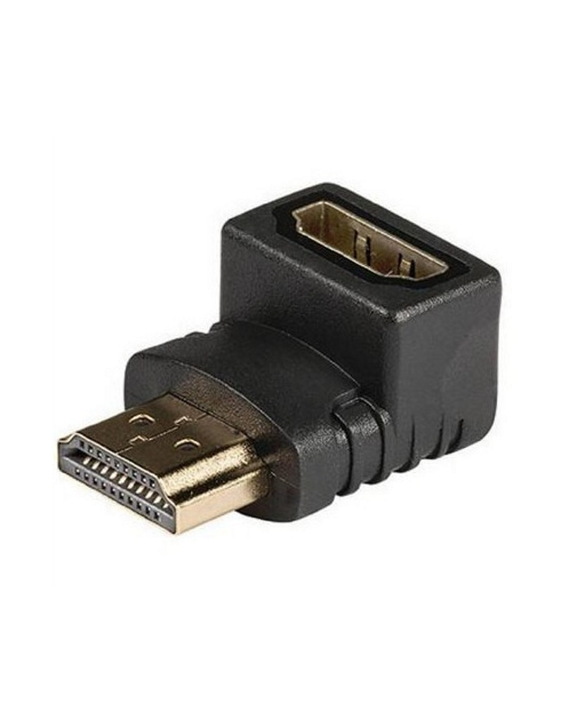 Adapter HDMI (M) - HDMI (F) pod uglom crni E-GREEN - 1