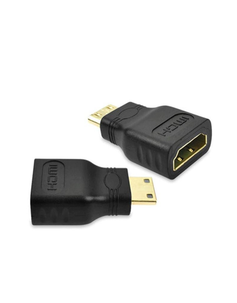 Adapter Mini HDMI (M) - HDMI (F) crni