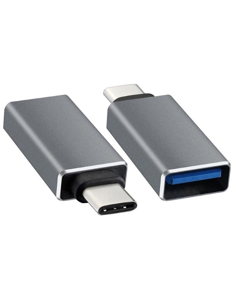 Adapter USB tip C - USB 3.0 M/F crni