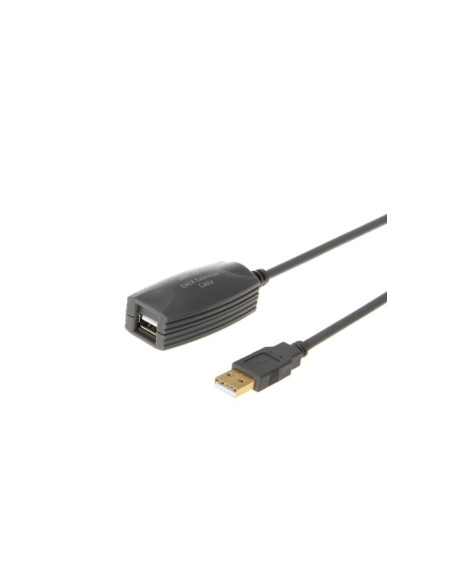 Kabl sa pojačivačem USB A - USB A M/F 5m crni