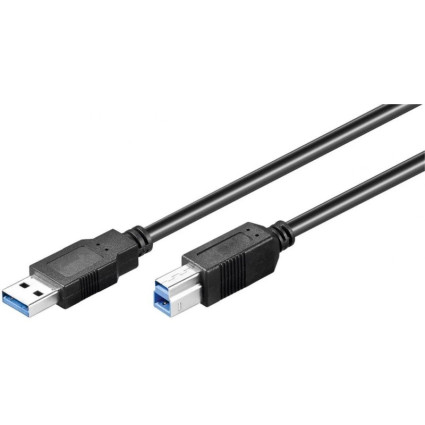 Kabl USB 3.0 A - USB B M/M 1 m crni