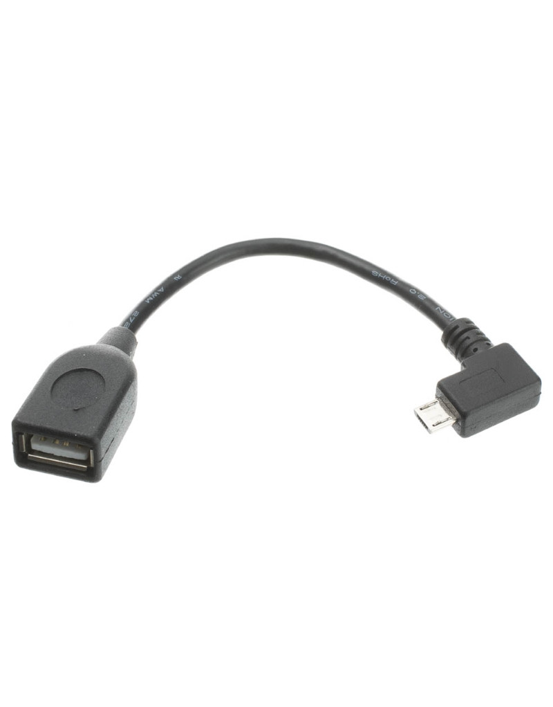 Adapter USB 2.0 (F) - Micro 5pina (M) - OTG 0.15m E-GREEN - 1