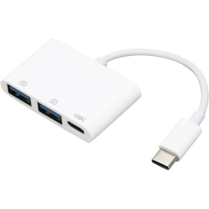 Adapter TIP-C na 2xUSB+TIP-C