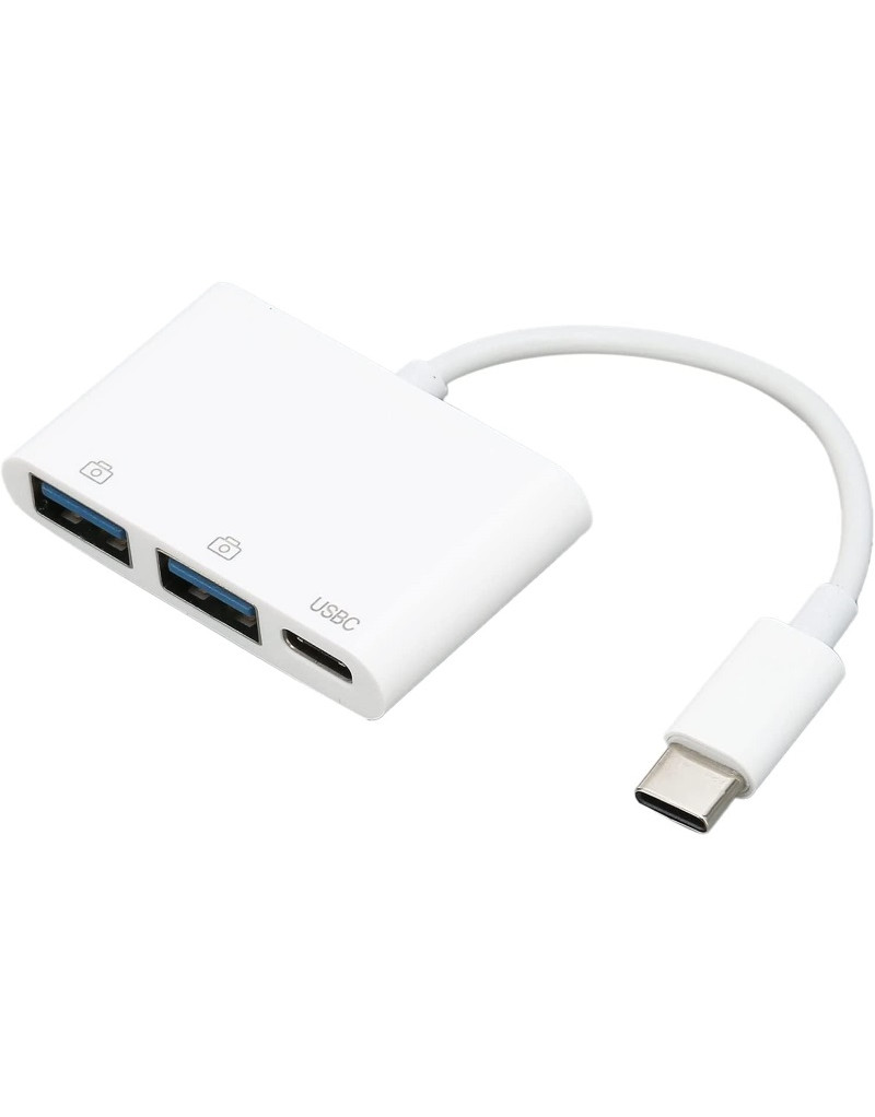 Adapter TIP-C na 2xUSB+TIP-C