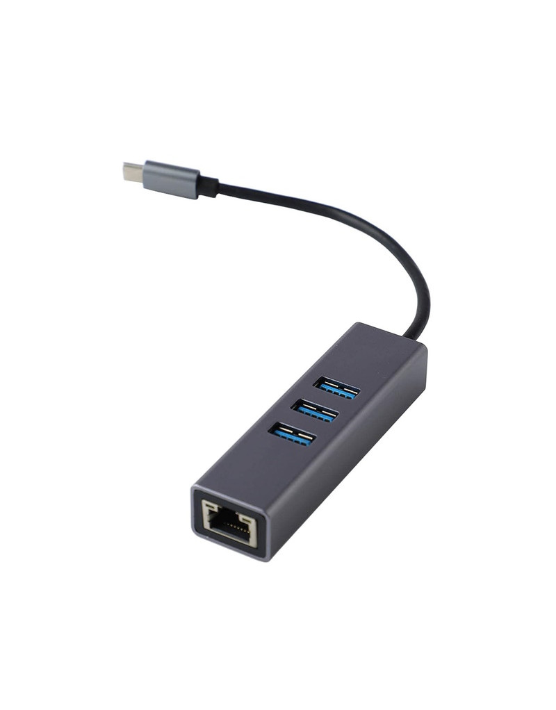 Adapter-konvertor TIP C na 3xUSB 3.0+RJ45 meta