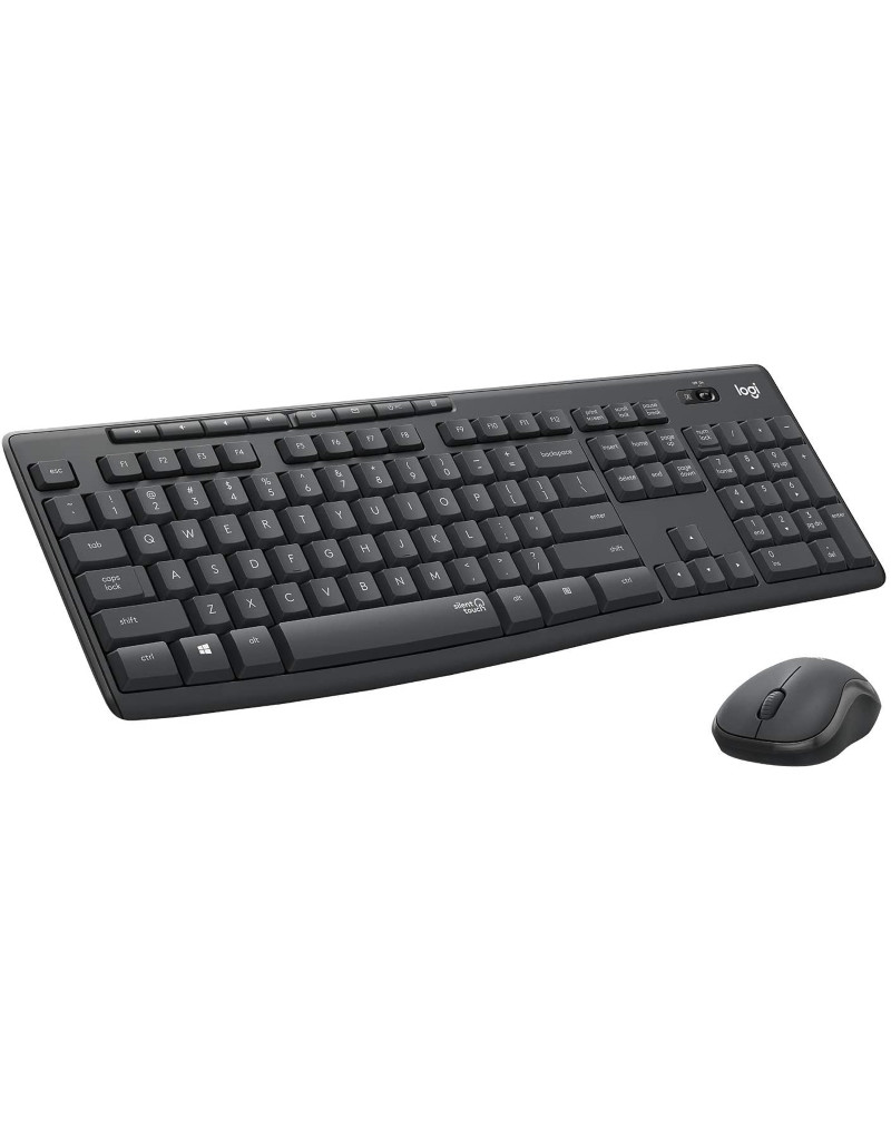 MK295 Silent Wireless Combo US tastatura + miš crna