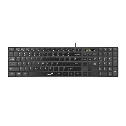 SlimStar 126 USB US crna tastatura