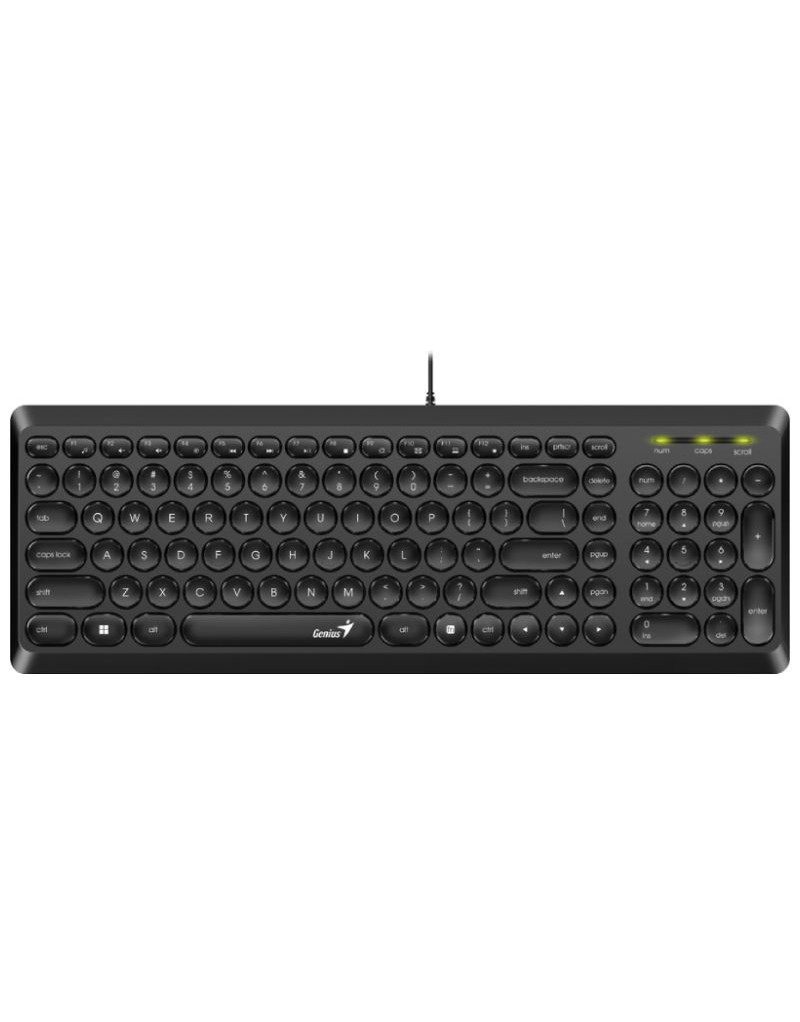 Slimstar Q200 USB US crna tastatura