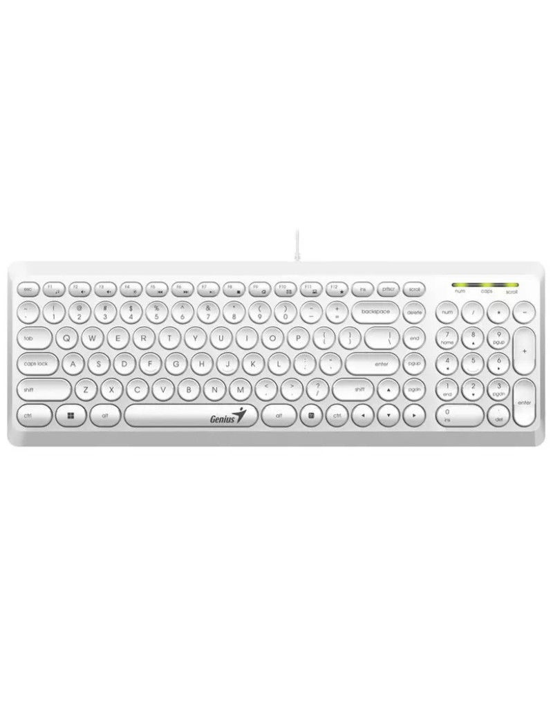 Slimstar Q200 USB YU bela tastatura