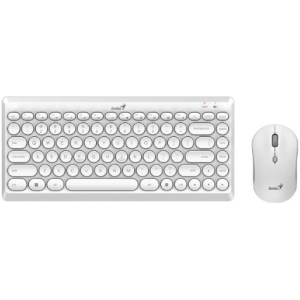 LuxeMate Q8000 Wireless USB YU bela tastatura + miš