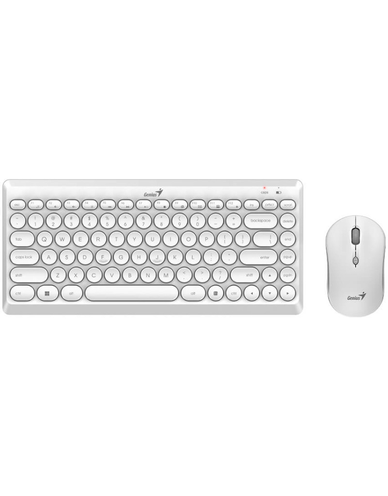 LuxeMate Q8000 Wireless USB YU bela tastatura + miš