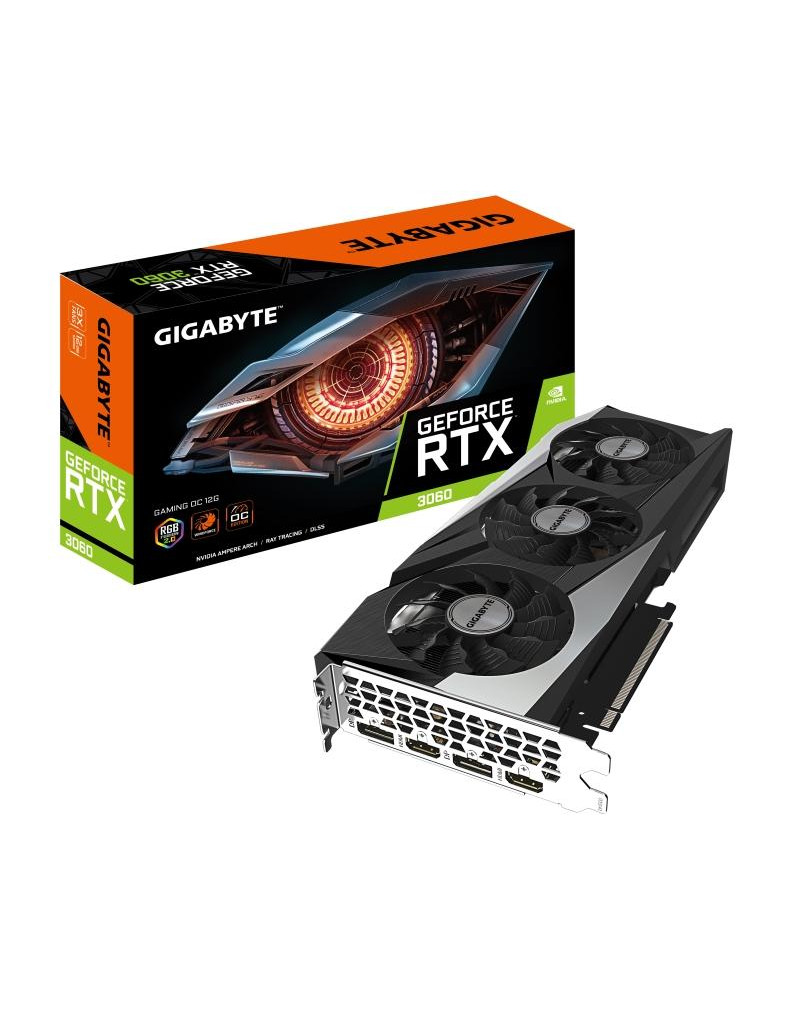 nVidia GeForce RTX 3060 12GB 192bit GV-N3060GAMING OC-12GD rev