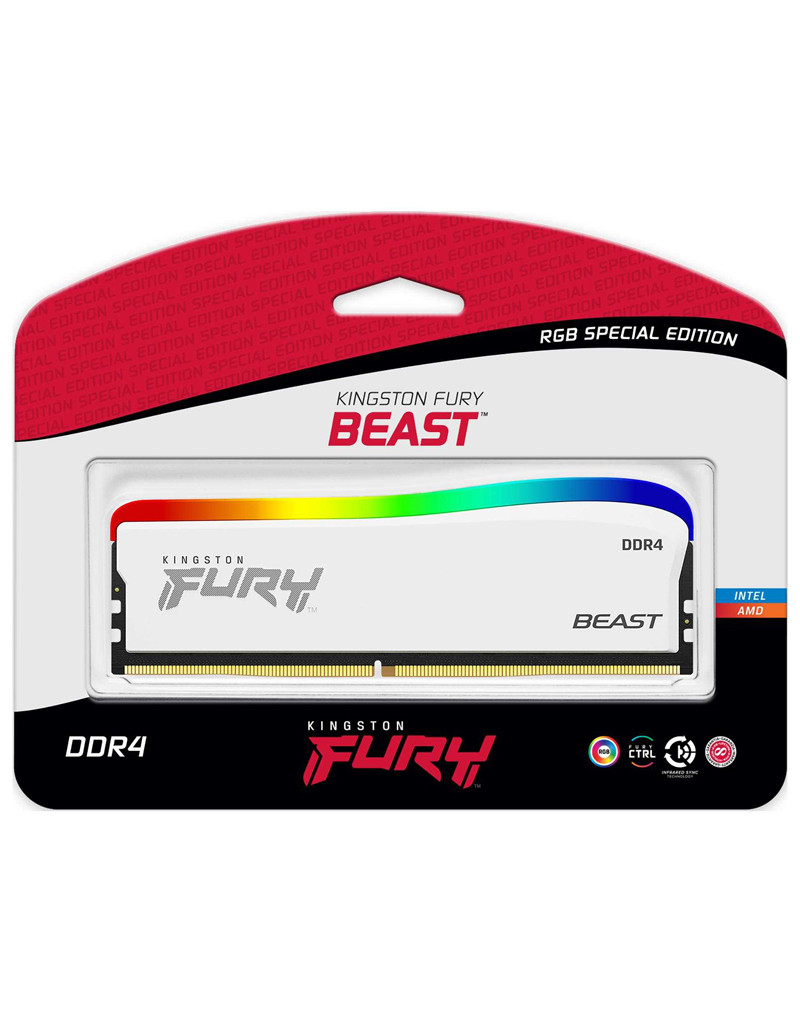 DIMM DDR4 16GB 3600MT/s KF436C18BWA/16 Fury Beast RGB Special