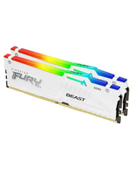 Memorija DDR5 32GB (2x16GB) 5600MHz Kingston Fury Beast RGB XMP