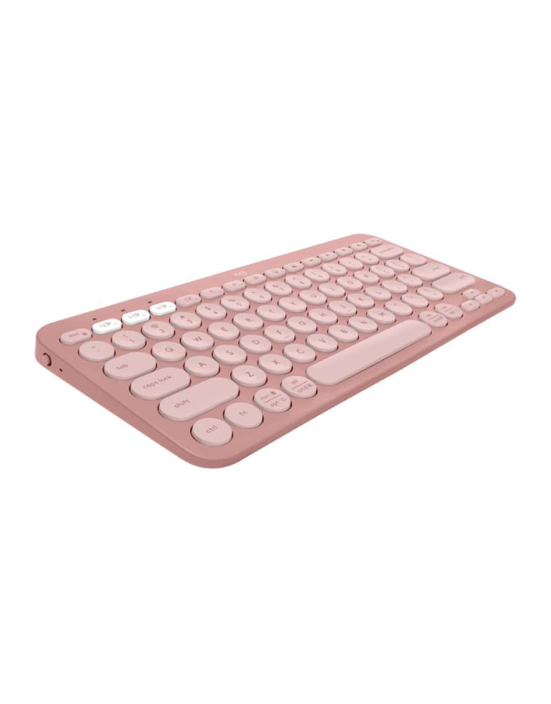 Pebble2 Wireless Combo US tastatura i miš roze