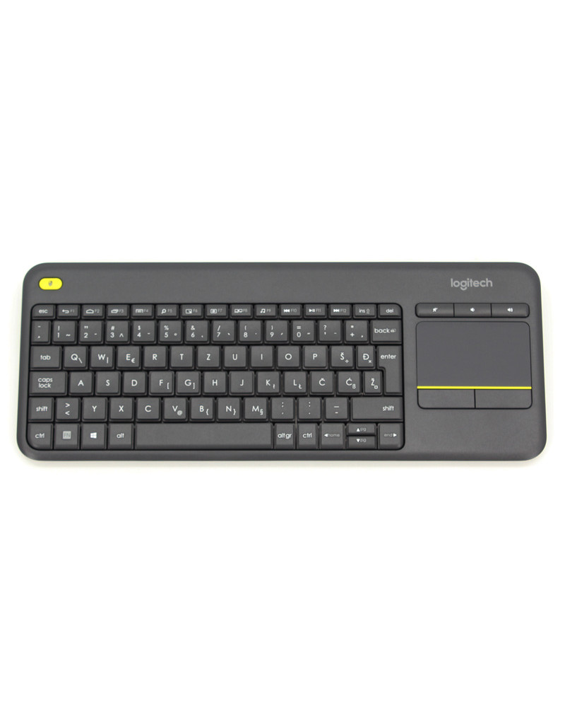 K400 Plus Wireless Touch YU crna tastatura