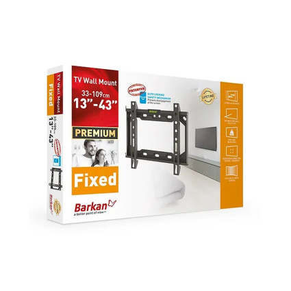 E202+.B LCD TV zidni nosač do 43 inča BARKAN - 1