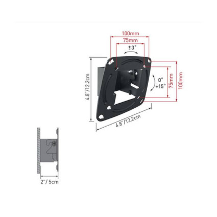 E110.B LCD TV zidni nosač 13-29 inča BARKAN - 1