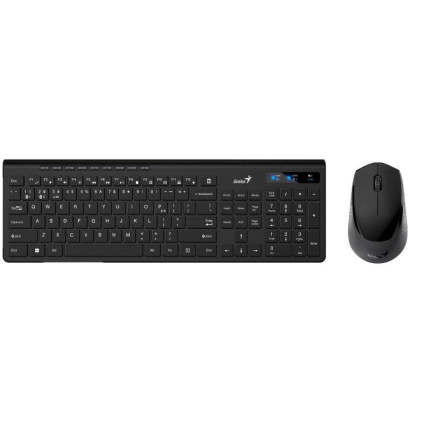 SlimStar 8230 Wireless USB US crna tastatura+ miš GENIUS - 1