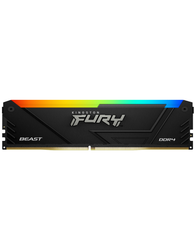 DIMM DDR4 8GB 3600MT/s KF436C17BB2A/8 Fury Beast RGB Black XMP KINGSTON - 1