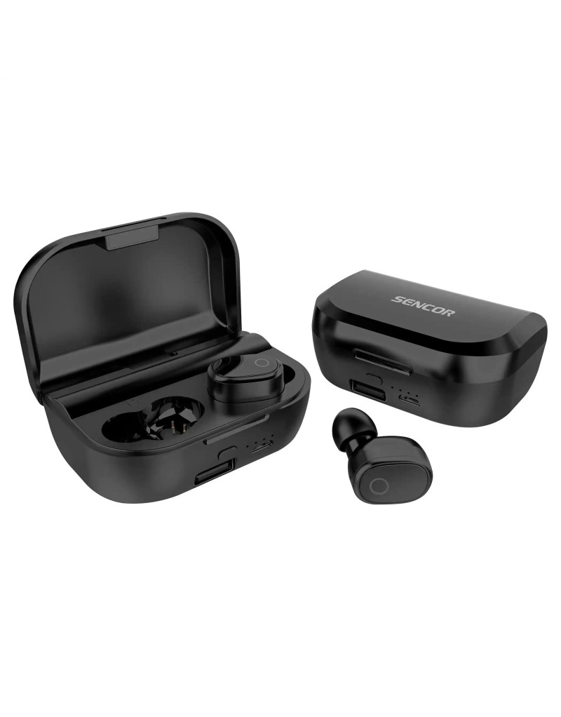 Bluetooth slušalice SENCOR SEP 520BT BK TWS crne  - 1