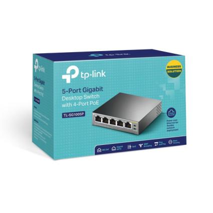 LAN Switch TP-LINK TL-SG1005P 10/100/1000 5port (4 PoE)  - 1