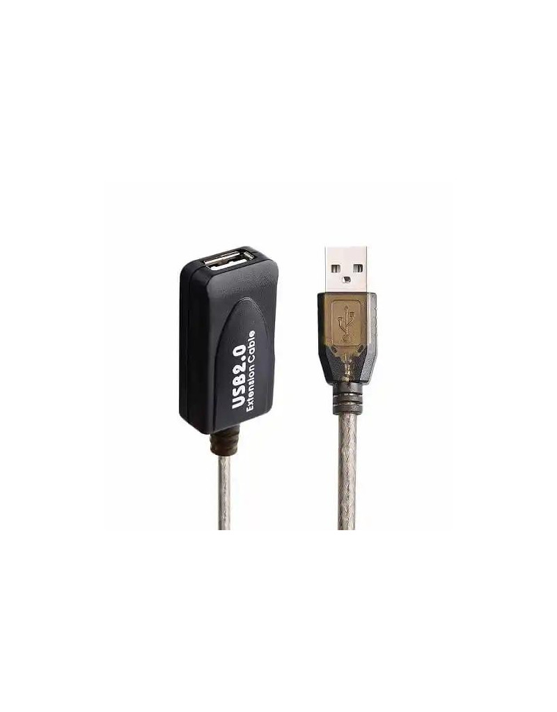 Kabl USB A - USB A M/F 2.0 produžni sa pojačivačem 5m E-Kettz  - 1