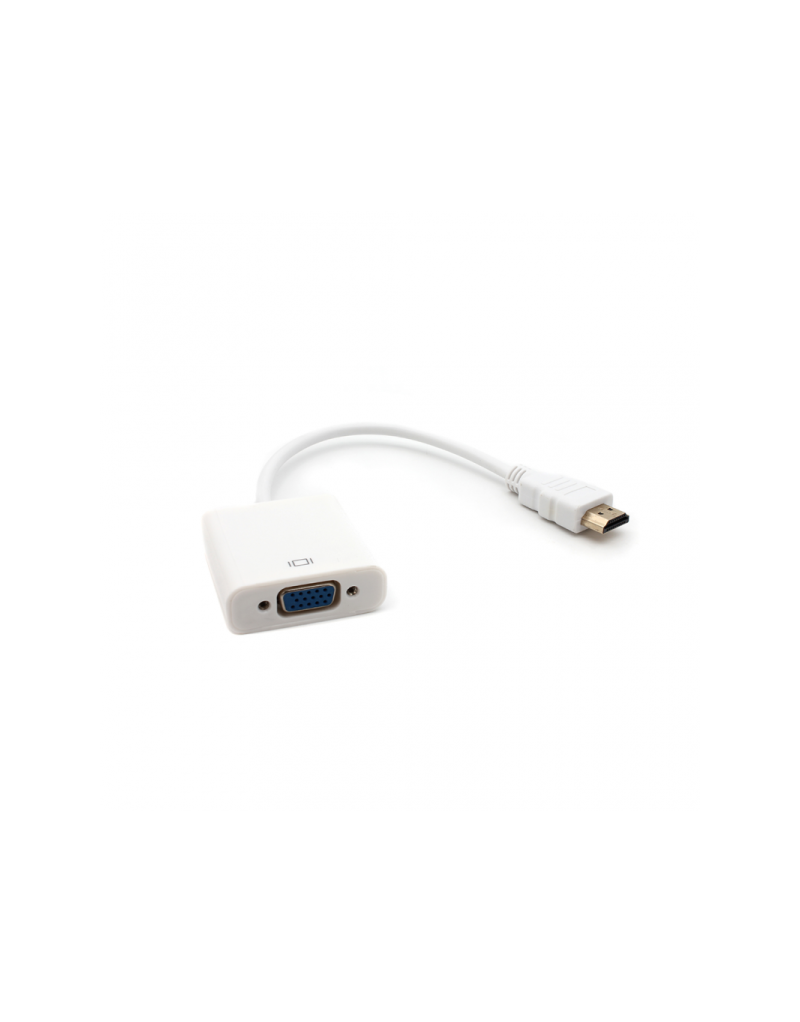 Adapter JWD HDMI-VGA M/F White  - 1