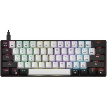 Tastatura Gamdias Aura GK2 Mehanička 60% RGB belo/crna  - 1