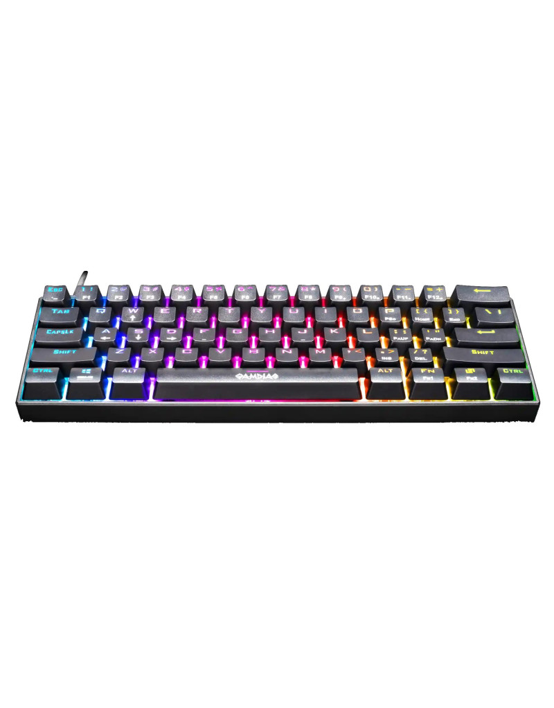 Tastatura Gamdias Hermes E3 RGB mehanička, crna,brown switch  - 1