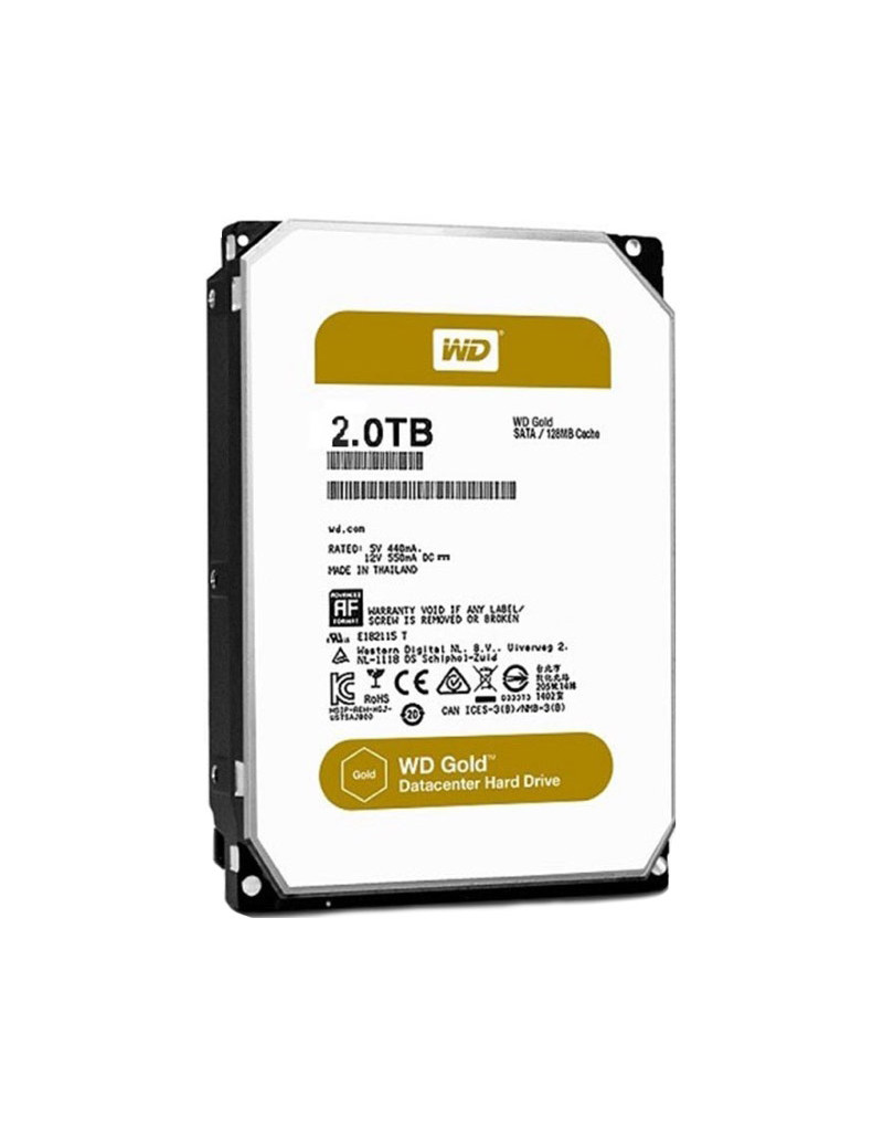 2TB 3.5" SATA III 128MB 7.200 WD2005FBYZ Gold hard disk WD - 1