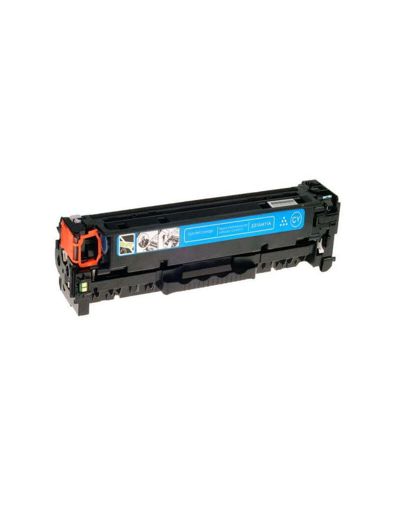 Toner CC531A Printermayin cyan CP2025n/CM2320nf/M351a/M375nw/M451dn/M475dn/M476n - 1 Toner CC531A Printermayin cyan CP2025n/CM2320nf/M351a/M375nw/M451dn/M475dn/M476n - 1