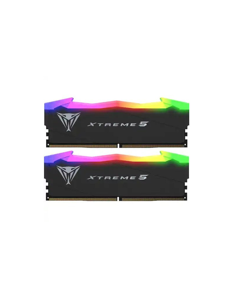 Memorija DDR5 48GB 2x24GB 8000MHz Patriot Viper Xtreme 5 RGB PVXR548G80C38K  - 1