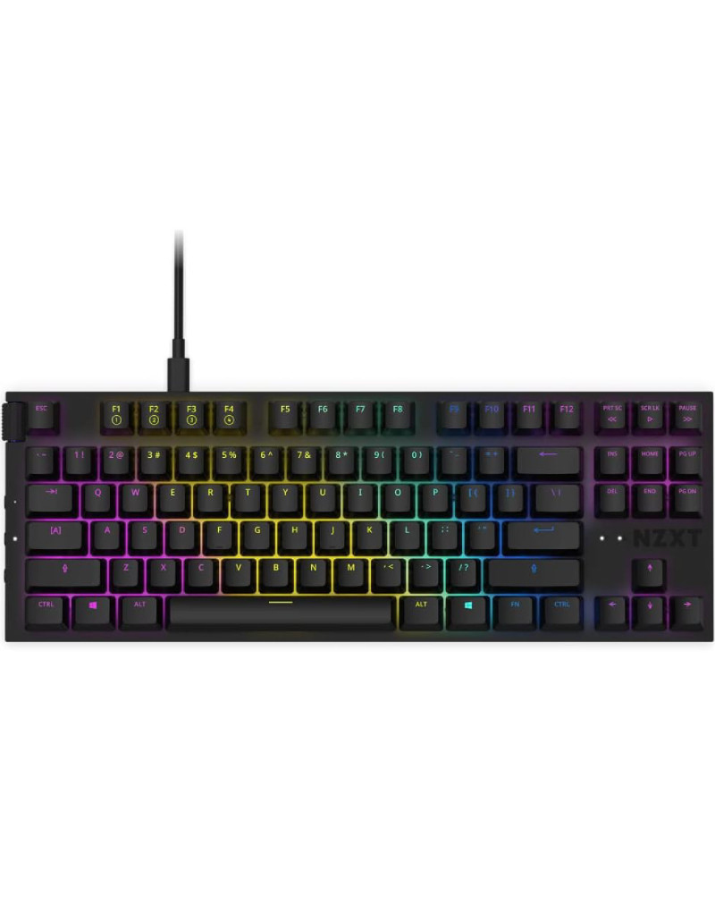 Function Tenkeyless mehanička tastatura UK crna (KB-1TKUK-BR) NZXT - 1