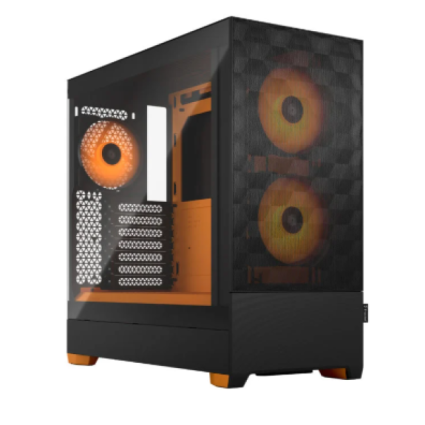 Kućište Fractal Design Pop Air RGB Orange Core TG Clear Tint, FD-C-POR1A-05  - 1