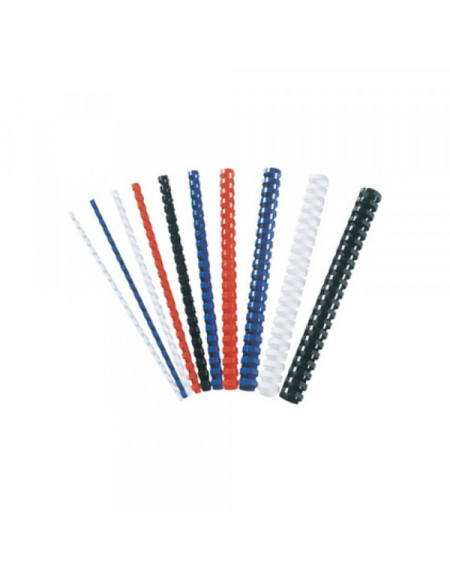 Spirala PVC 16 mm 1/100 Fellowes bela 5347005  - 1