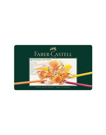 Drvene bojice Faber Castell Polychromos 1/60 110060 metalna kutija  - 1
