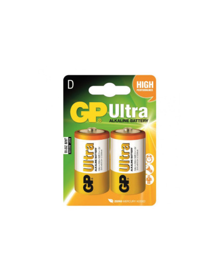 Baterija GP ultra alkalna LR20 - 2 kom  - 1