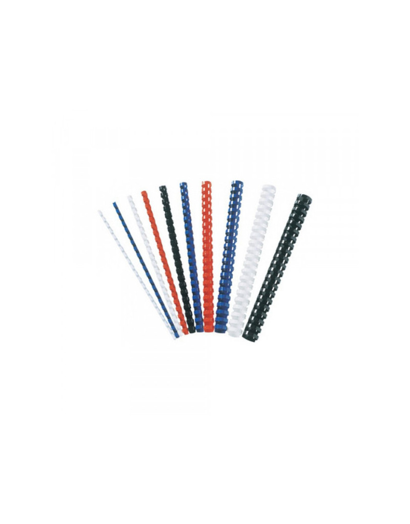 Spirala PVC 6 mm 1/100 Fellowes bela 5345005  - 1