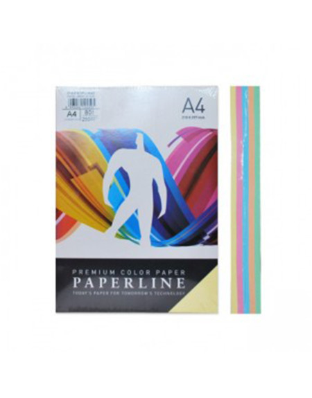 Fotokopir papir A4/80gr mix pastel 1/250  - 1
