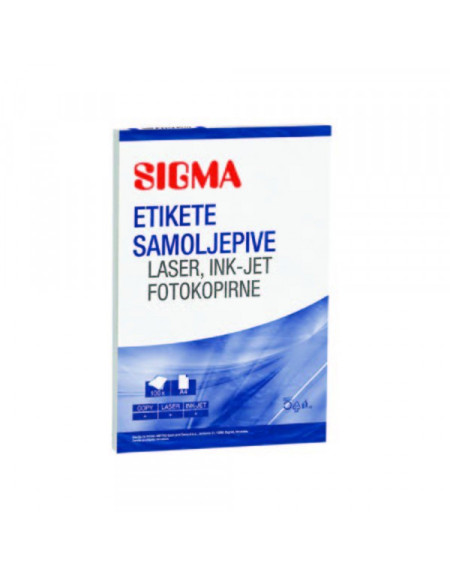 Nalepnice Sigma A4/12 105x48  - 1