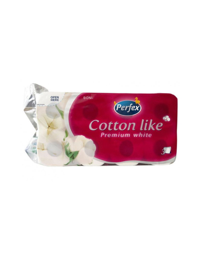 Toalet papir Perfex Cotton like 3sl. 1/16  - 1