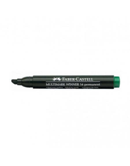 Permanent Marker Faber Castell zeleni kosi vrh 54 13933 (157963)  - 1
