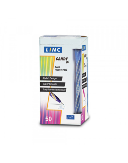 Hemijska olovka Linc Candy 0.3 plava (1/50)  - 1