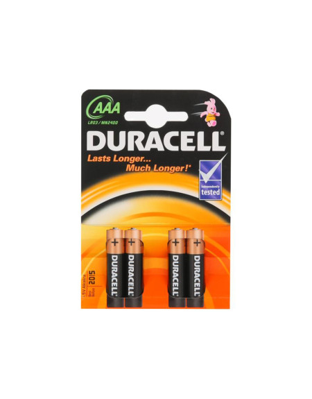 Baterija LR 3 alkalna Duracell AAA 1/4 blister  - 1
