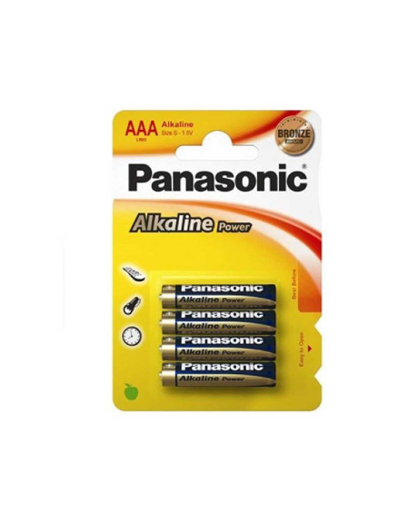 Baterija Panasonic alkalna AAA LR3 1.5V 1/4 039334  - 1