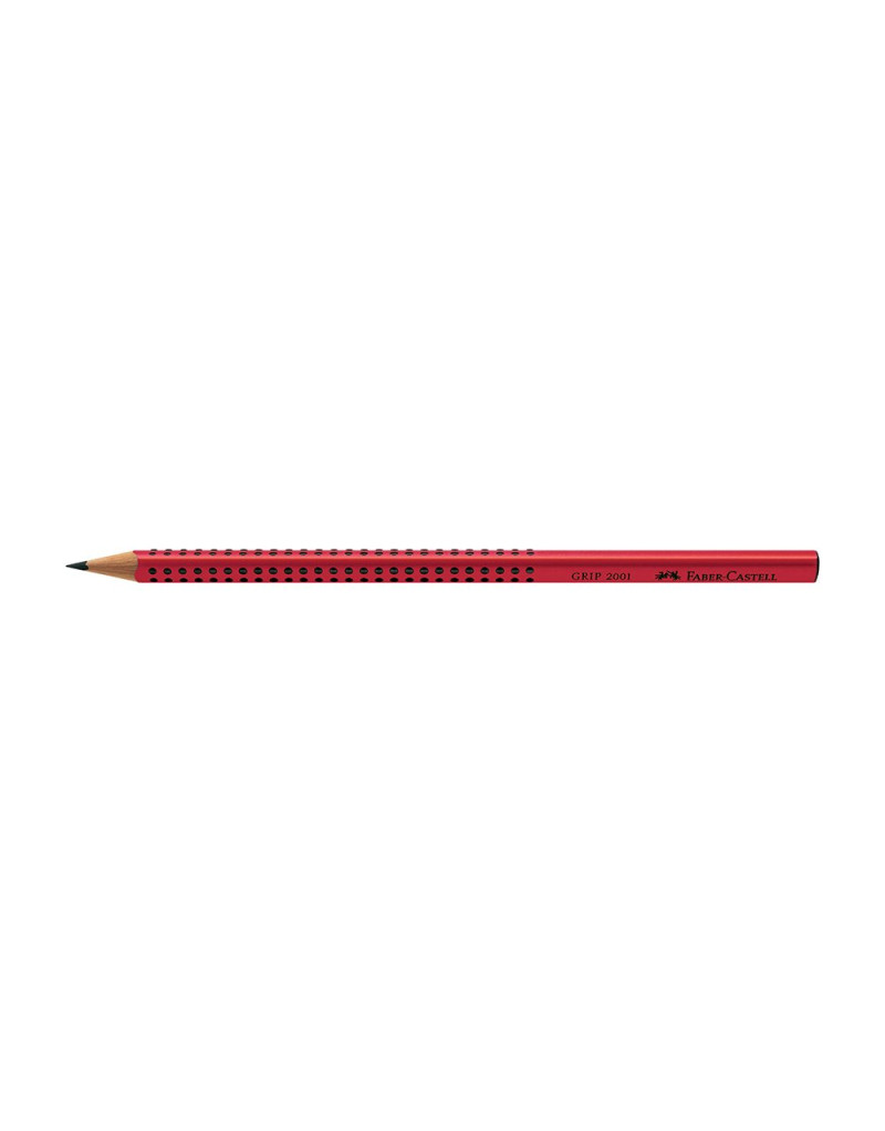 Grafitna olovka Faber Castel GRIP B 17021 (12604)  crvena  - 1
