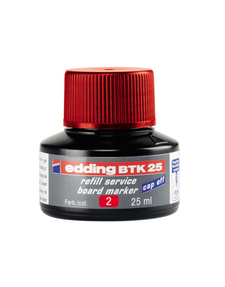 Refil za board marker Edding BTK 25 ml Crveni  - 1