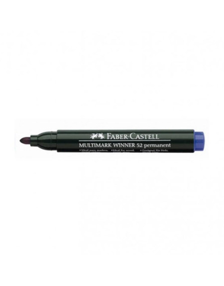 Permanent Marker Faber Castell plavi obli 52 13864 (157851)  - 1
